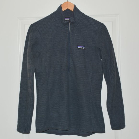 Patagonia R1 Air Zip-Neck Pullover in Smolder Blue - Size M - Picture 3 of 11